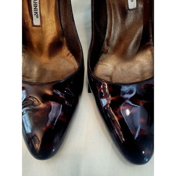 Manolo Blahnik brown sandal size 38.5 - Picture 3 of 7
